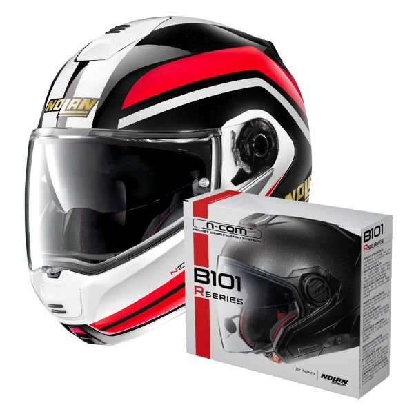 Modular Nolan N100 5 Plus 50 Anniversary N-Com 40 + Kit Bluetooth B101R