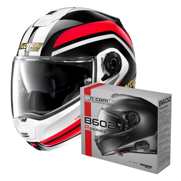 Modular Nolan N100 5 Plus 50 Anniversary N-Com 40 + Kit Bluetooth B602R