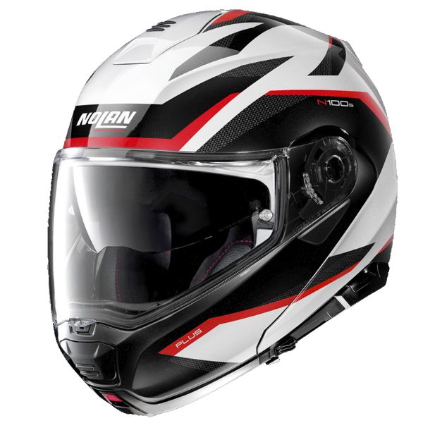 Nolan N100 5 Plus Overland N-Com White Black 34 + Kit Bluetooth B901 R