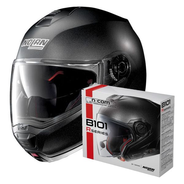 Modular Nolan N100 5 Special N-Com Black Graphite 9 + Kit Bluetooth B101R