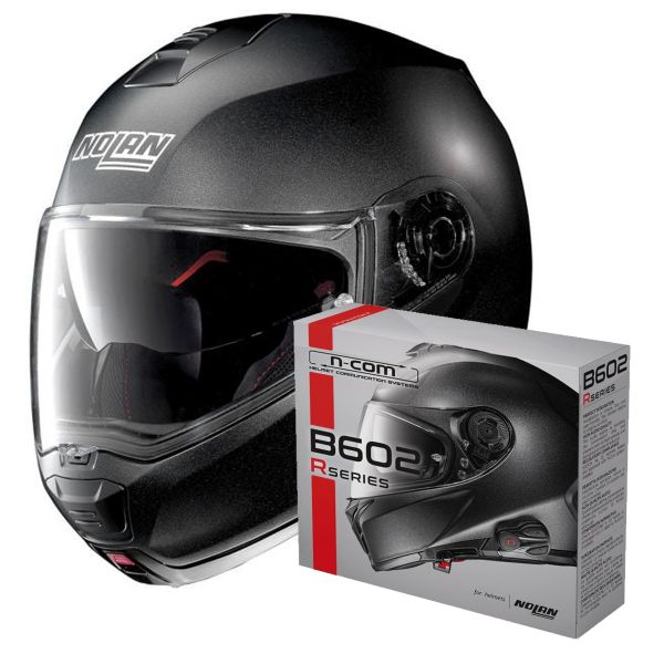 Modular Nolan N100 5 Special N-Com Black Graphite 9 + Kit Bluetooth B602R