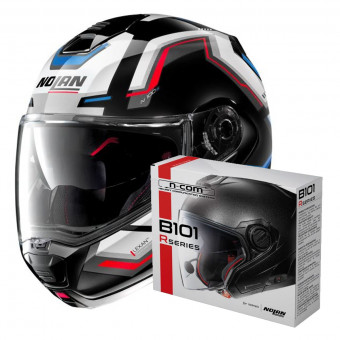 Modular Nolan N100 5 Upwind N-Com 63 + Kit Bluetooth B101R