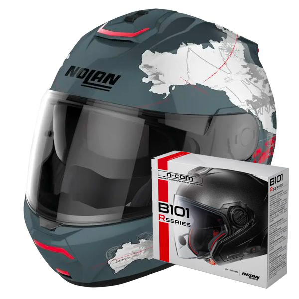 Modular Nolan N100-6 Legend C-Checa N-Com 30 + Kit Bluetooth B101R