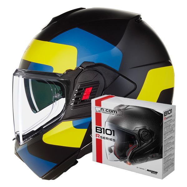 Modular Nolan N120-1 Omocromo 346 + Kit Bluetooth B101R