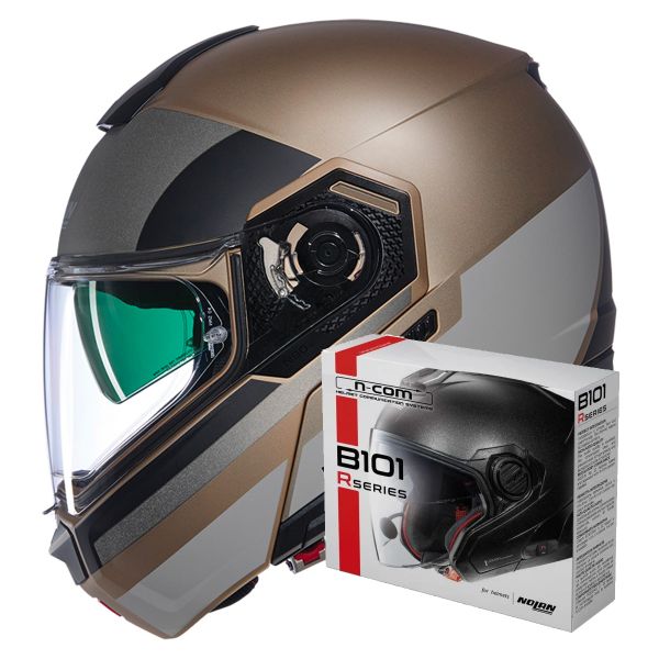 Modular Nolan N90-3 06 Roboto 347 + Kit Bluetooth B101R