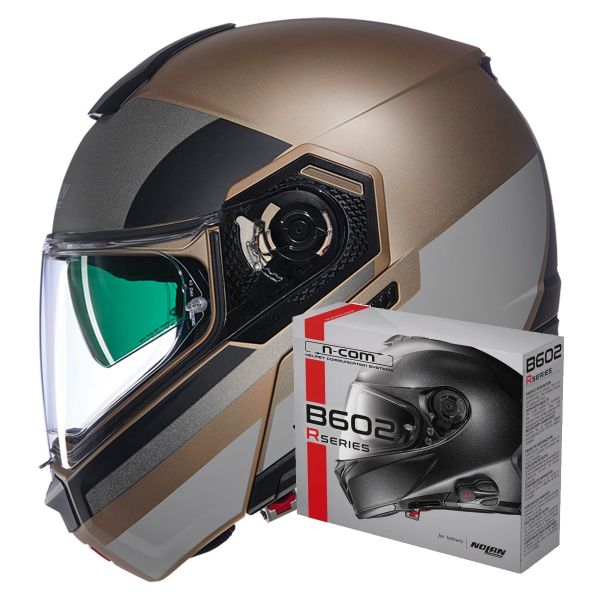 Modular Nolan N90-3 06 Roboto 347 + Kit Bluetooth B602R