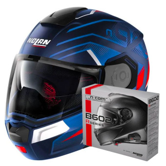 Modular Nolan N90 3 Comeback N-Com 46 + Kit Bluetooth B602R