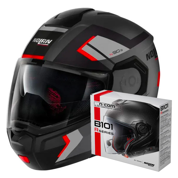 Modular Nolan N90 3 Lighthouse N-Com 47 + Kit Bluetooth B101R