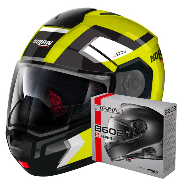 Modular Nolan N90 3 Lighthouse N-Com 48 + Kit Bluetooth B602R