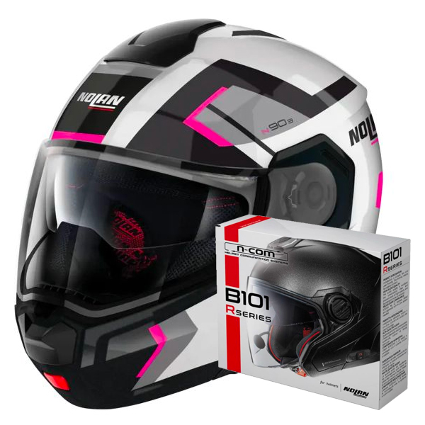 Modular Nolan N90 3 Lighthouse N-Com 49 + Kit Bluetooth B101R