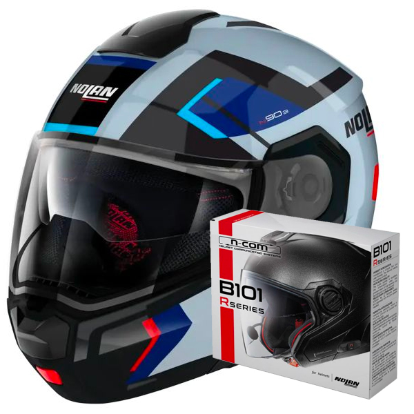 Modular Nolan N90 3 Lighthouse N-Com 50 + Kit Bluetooth B101R