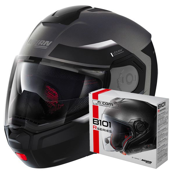 Modular Nolan N90 3 Reflector N-Com 34 + Kit Bluetooth B101R