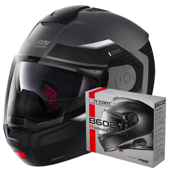 Modular Nolan N90 3 Reflector N-Com 34 + Kit Bluetooth B602R