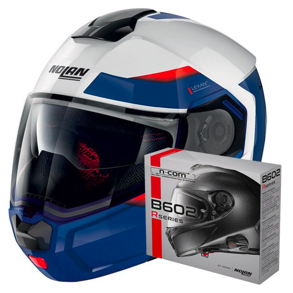 Modular Nolan N90 3 Reflector N-Com 38 + Kit Bluetooth B602R