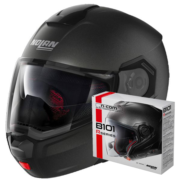 Modular Nolan N90 3 Special N-Com Black Graphite 9 + Kit Bluetooth B101R