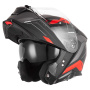 Casque Modular NOX N967 Conquer Mat Black Red