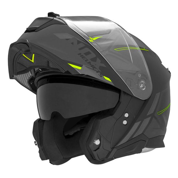 Modular NOX N967 Synchro Matt Black Neon Yellow