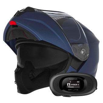 Modular NOX N968 Matt Blue + Kit bluetooth 5R Lite