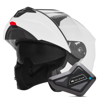 Modular NOX N968 Pearl White + Kit Bluetooth BT Mini