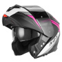 Casque Modular NOX N968 Shift Mat Black White Pink