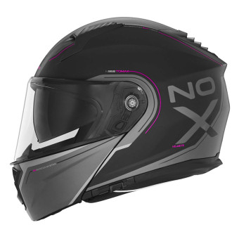 NOX N968 Tomak Matt Black Pink