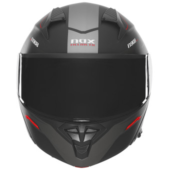NOX N968 Ultra Matt Black Red