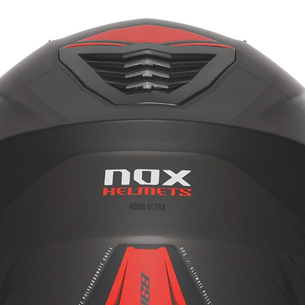NOX N968 Ultra Matt Black Red