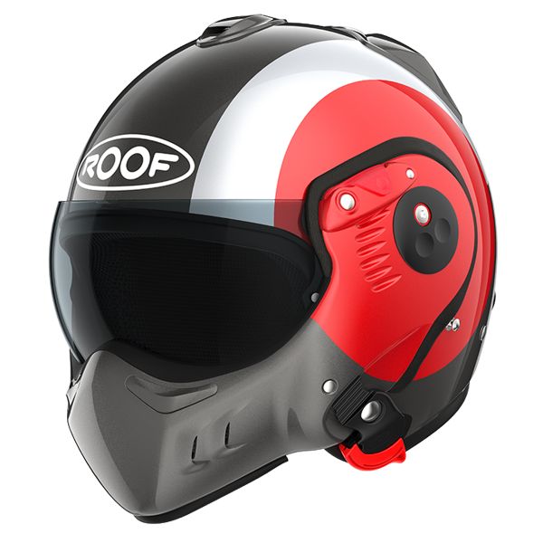 Roof Boxer Casco Jet Roof Cascos Roof Roadster Iron Mat Black Black
