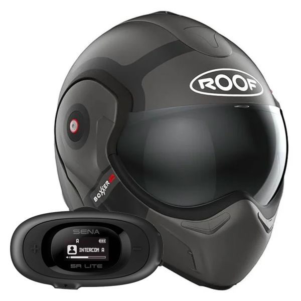 Modular Roof Boxxer 2 Bond Titane Mat Black + Kit bluetooth 5R Lite Solo