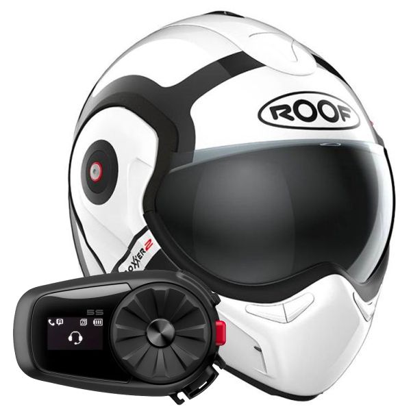 Modular Roof Boxxer 2 Bond White Black + Kit Bluetooth 5S Solo