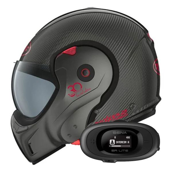 Modular Roof Boxxer 2 Carbon Thirty Titane + Kit bluetooth 5R Lite