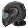 Casque Modular Roof Boxxer 2 Carbon Wonder Black + Kit bluetooth 5R Lite