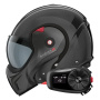 Casque Modular Roof Boxxer 2 Carbon Wonder Black + Kit Bluetooth 5S Solo