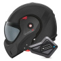 Casque Modular Roof Boxxer 2 Carbon Wonder Mat Black + Kit Bluetooth BT Mini