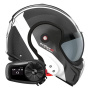 Casque Modular Roof Boxxer 2 Carbon Wonder Pearl White + Kit Bluetooth 5S Solo