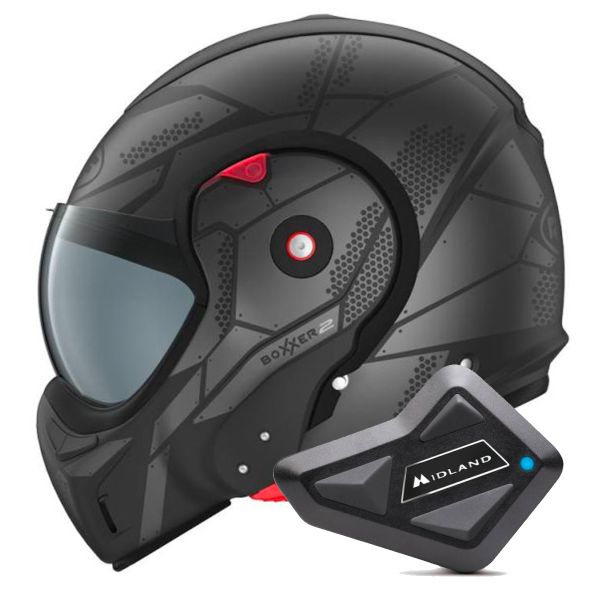 Modular Roof Boxxer 2 Kendo Mat Black Steel + Kit Bluetooth BT Mini