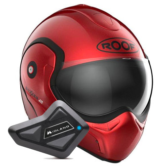 Modular Roof Boxxer 2 Red + Kit Bluetooth BT Mini