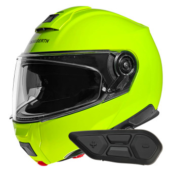 Modular Schuberth C5 Fluo Yellow + Kit Bluetooth SC2 C5 - E2