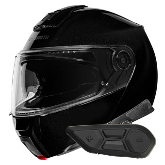 Modular Schuberth C5 Glossy Black + Kit Bluetooth SC2 C5 - E2