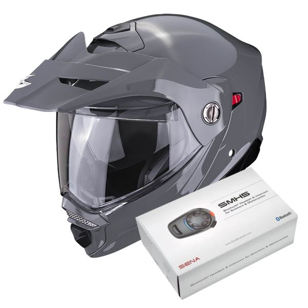 Modular Scorpion ADX-2 Grey Cement + Kit Bluetooth SMH5 Modular Scorpion ADX-2 Grey Cement + Kit Bluetooth SMH5