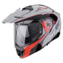 Casque Modular Scorpion ADX-2 Kamps Grey Red