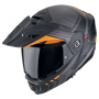 Casque Modular Scorpion ADX-2 Lewis Negro Mate Naranja