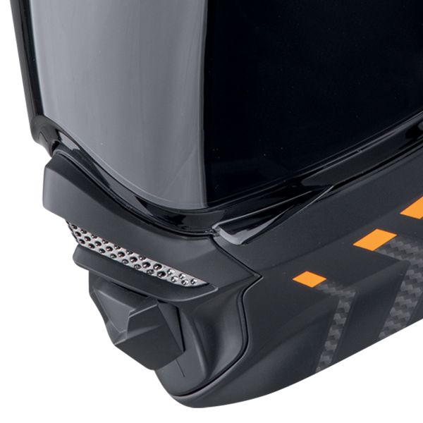 Scorpion ADX-2 Lewis Matt Black Orange + Kit Bluetooth BT Mini