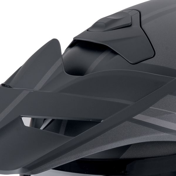 Scorpion ADX-2 Lewis Matt Black Silver + Kit Bluetooth BT Mini