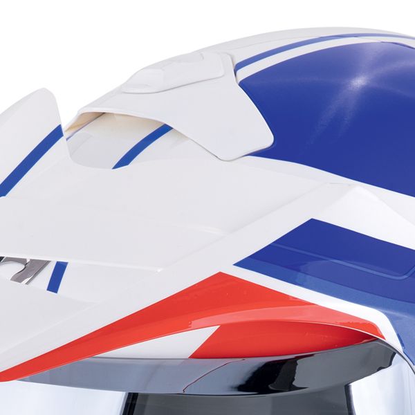 Scorpion ADX-2 Lewis White Blue Red + Kit Bluetooth Lokui K30