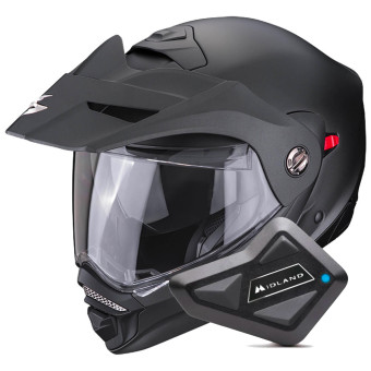 Modular Scorpion ADX-2 Matt Black + Kit Bluetooth BT Mini