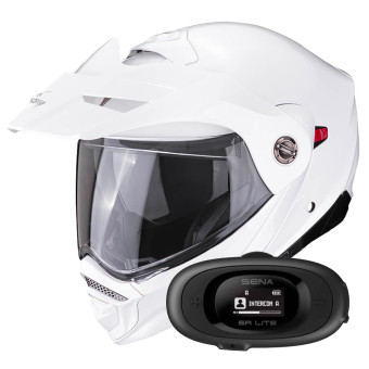 Modular Scorpion ADX-2 White + Kit bluetooth 5R Lite