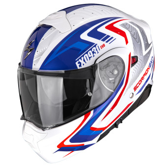 Modular Scorpion Exo 930 Evo Alpha White Red Blue