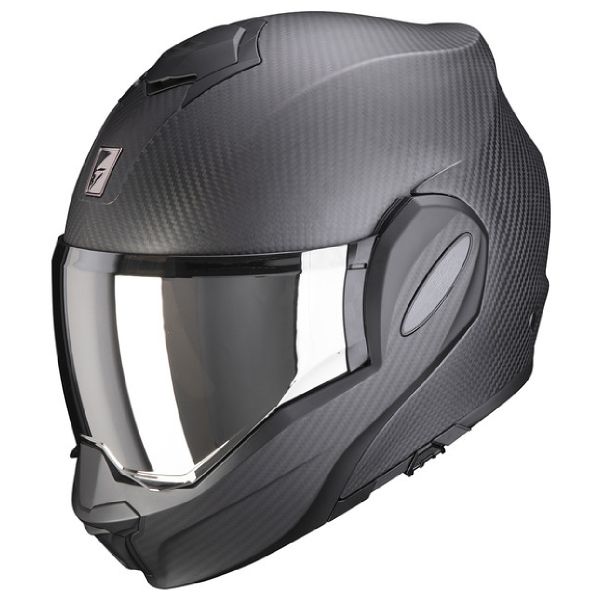 Pack Casco + Kit Bluetooth Scorpion EXO TECH Carbon Negro Mate + Kit