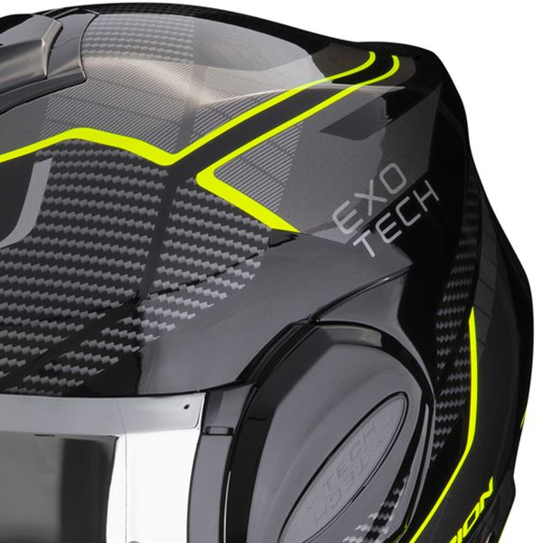 Scorpion Exo Tech Evo Animo Black Neon Yellow